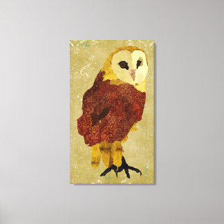 Lienzo Canvas Golden Ruby Owl