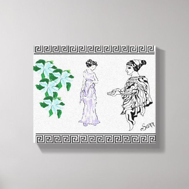 Lienzo Canvas : griego antiguo (Anverso)