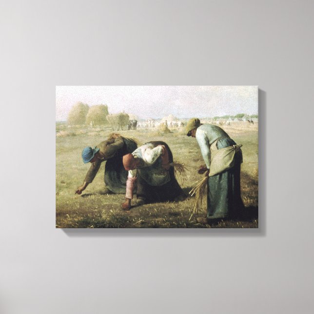 Lienzo Canvas Jean-François Millet - Gleaners 18 (Anverso)