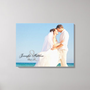 Lienzo Canvas Keepsake de Ampersand Boda Photo