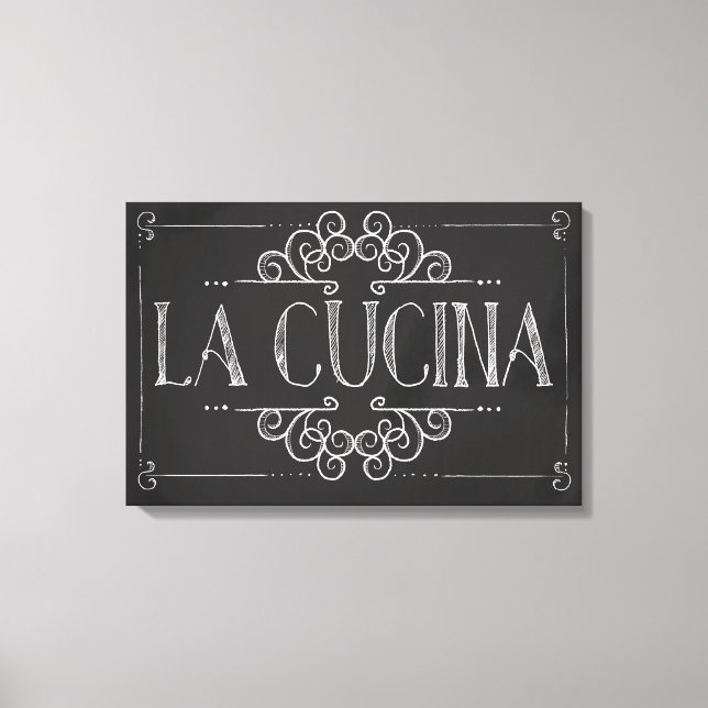 Lienzo Canvas "La Cucina" (Anverso)