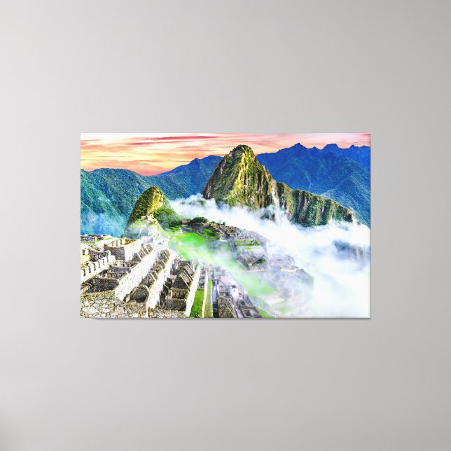 Lienzo Canvas Machu Picchu, Cusco - Perú (Anverso)