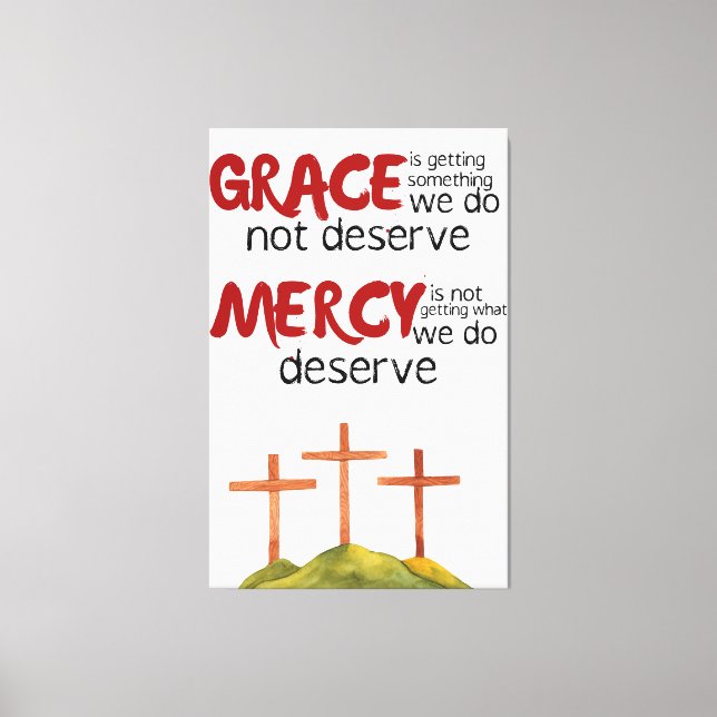 Lienzo Canvas Mercy & Grace (Anverso)