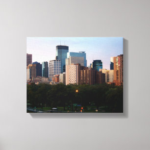 Lienzo CANVAS: Minneapolis, MN Skyline_
