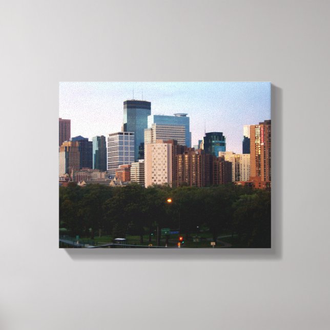 Lienzo CANVAS: Minneapolis, MN Skyline_ (Anverso)