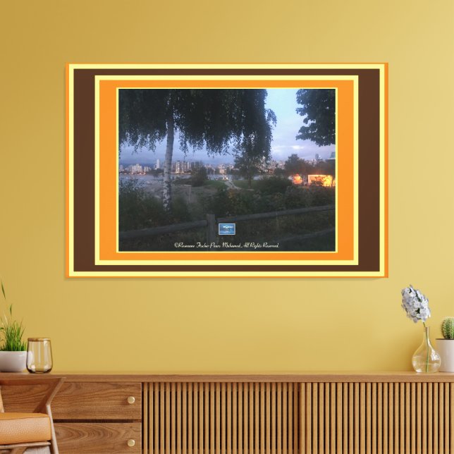 Lienzo Canvas O/Brn(Frente Al Agua 107)RFPMDesigns ©️ 201 (Insitu (Sala de estar))