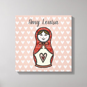Lienzo Canvas personalizadas rusas de muñeca Matryoshka