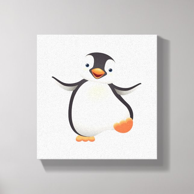Lienzo Canvas - Pingüino Bebé (Anverso)
