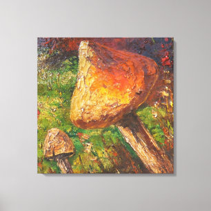 Lienzo Canvas Print Ann Hayes Pintando champiñón