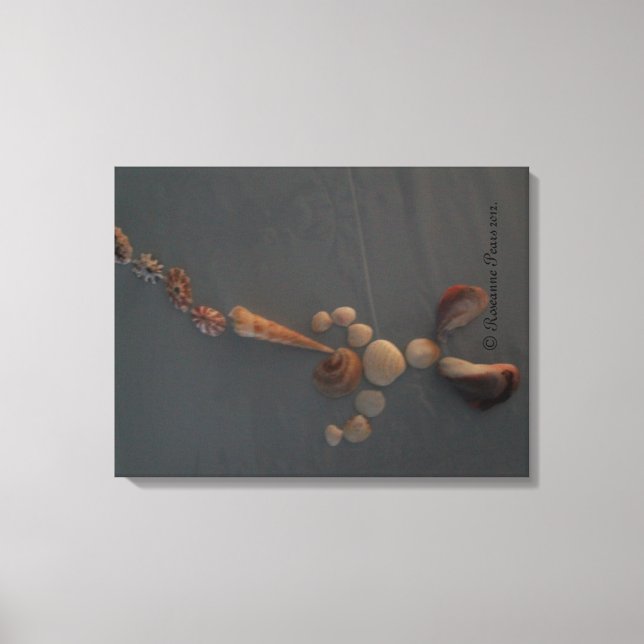 Lienzo Canvas-SeaShellManBlowingHorn© Roseanne Pears 2012 (Anverso)