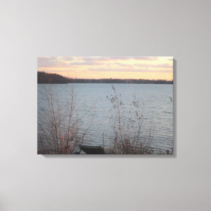 Lienzo Canvas Sunset de Lake Shore