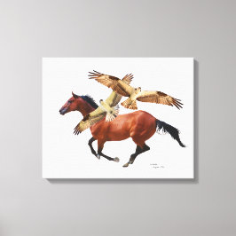 Lienzo Canvas Thoroughbred Horse Hawks