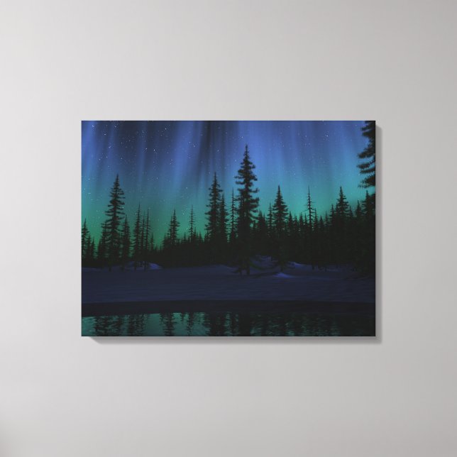 Lienzo Canvas trípticas "Canción del cielo" (Anverso)