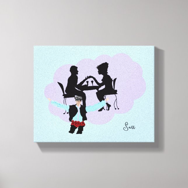 Lienzo Canvas : Vida nocturna (Anverso)