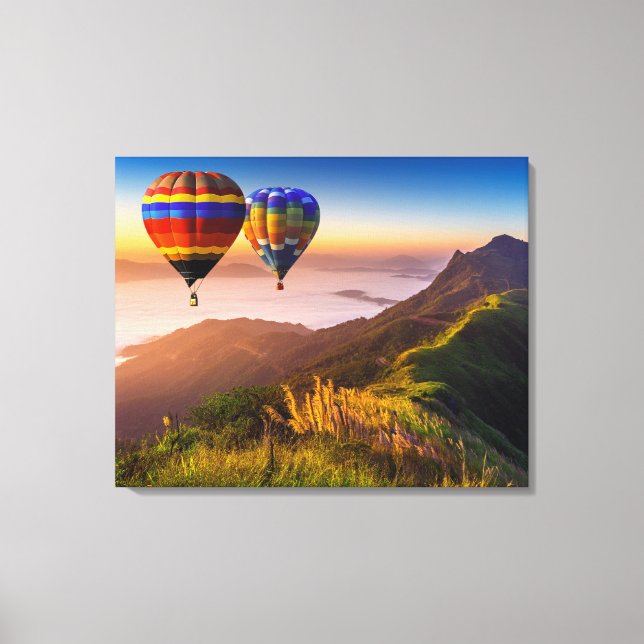Lienzo Canvas Wall Art-Balones de aire caliente (Anverso)