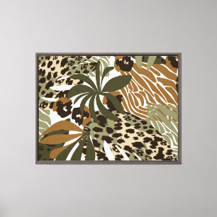 Lienzo Canvas Wall Art-Jungle Animal Print