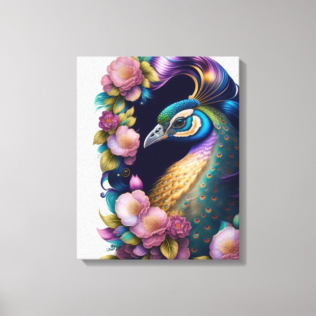 Lienzo Canvas Wall Art-Peacock (Anverso)