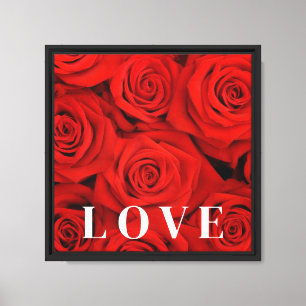 Lienzo Canvas Wall Art-Roses Rojos