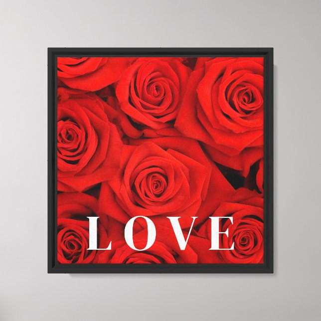 Lienzo Canvas Wall Art-Roses Rojos (Anverso)