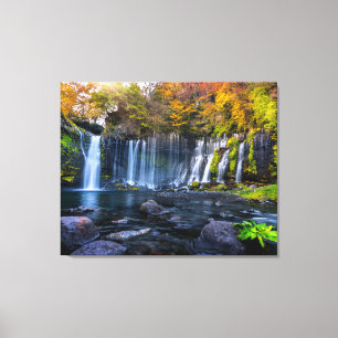 Lienzo Canvas Wall Art-Waterfall Japón