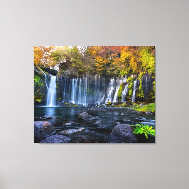 Lienzo Canvas Wall Art-Waterfall Japón (Anverso)