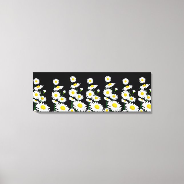 Lienzo Canvas Wall Art-White Daisies (Anverso)
