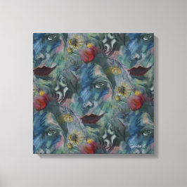 Lienzo Canvastavla Sarah Rubellite