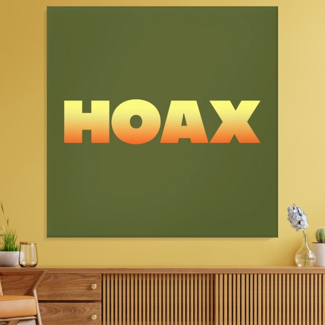 LIENZO CÁNVERAS DE DISEÑO DE HOAX WRAPPED (Insitu (Sala de estar))