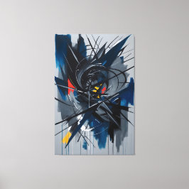 Lienzo Caos en movimiento