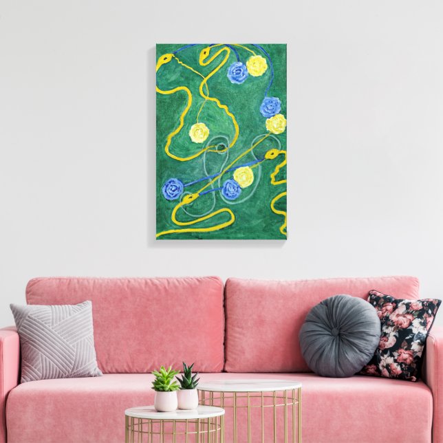 Lienzo Caos Primordial 13 | Hilma af Klint | (Insitu (Sala de estar))