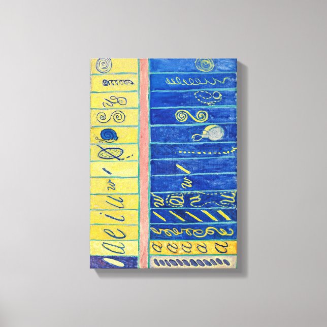 Lienzo Caos Primordial 13 | Hilma af Klint | (Anverso)