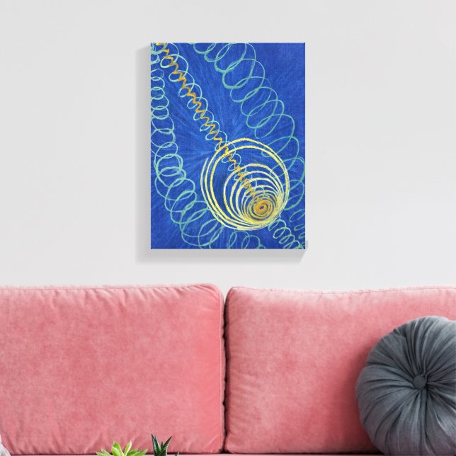 Lienzo Caos Primordial 16 | Hilma af Klint | (Insitu (Sala de estar))