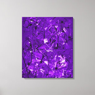 Lienzo Caos Violeta