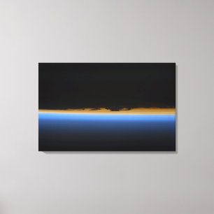 Lienzo Capas de la atmósfera de tierra