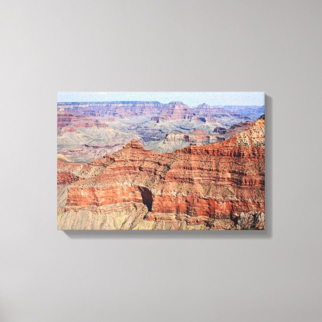 Lienzo Capas del Gran Cánion desde el punto Yavapai (Anverso)