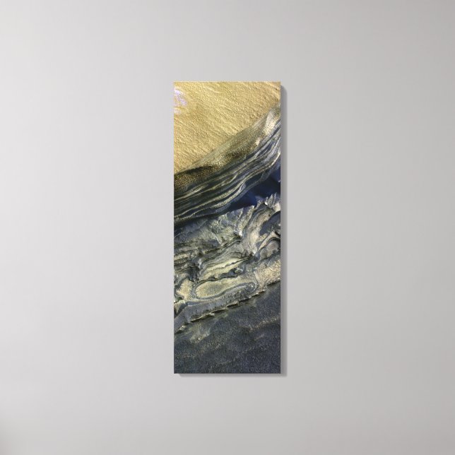 Lienzo Capas expuestas en el cañón polar (Anverso)