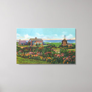 Lienzo Cape Cod, MassachusettsView of Homes by the