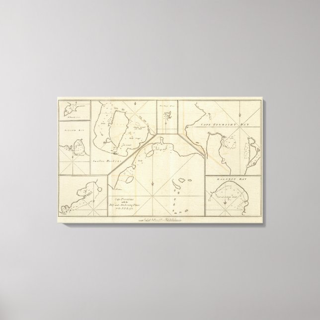 Lienzo Cape Providence, St. David's Cove, Chile (Anverso)