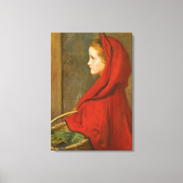 Lienzo Caperucita Roja (por John Everett Millais)