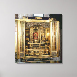 Lienzo Capilla de Butsudan del palacio de un Damio en