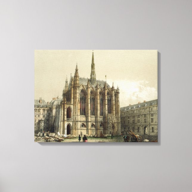 Lienzo Capilla de La Sainte, París (Anverso)