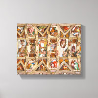 Capilla Sixtina en el techo de Miguel Ángel