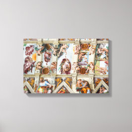 Lienzo Capilla Sixtina Michelangelo - Vaticano, Roma, Ita