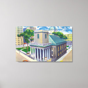 Lienzo Capilla Tremont Street View of Kings