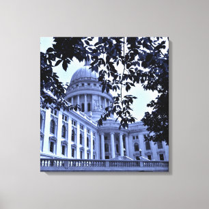 Lienzo Capitolio azul