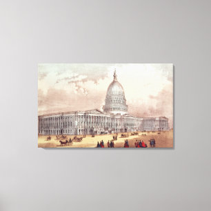 Lienzo Capitolio de Estados Unidos, C.C. de Washington