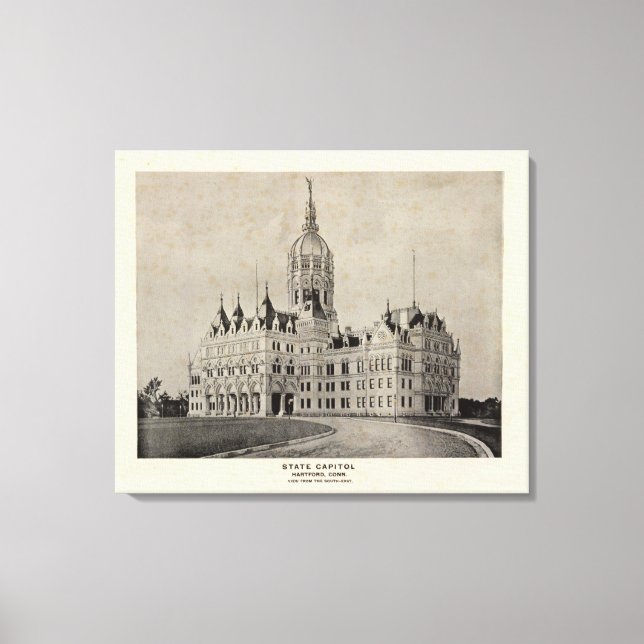 Lienzo Capitolio Estatal de Hartford (Anverso)