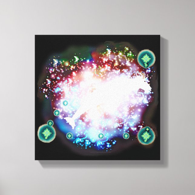 Lienzo Capricornio (Anverso)