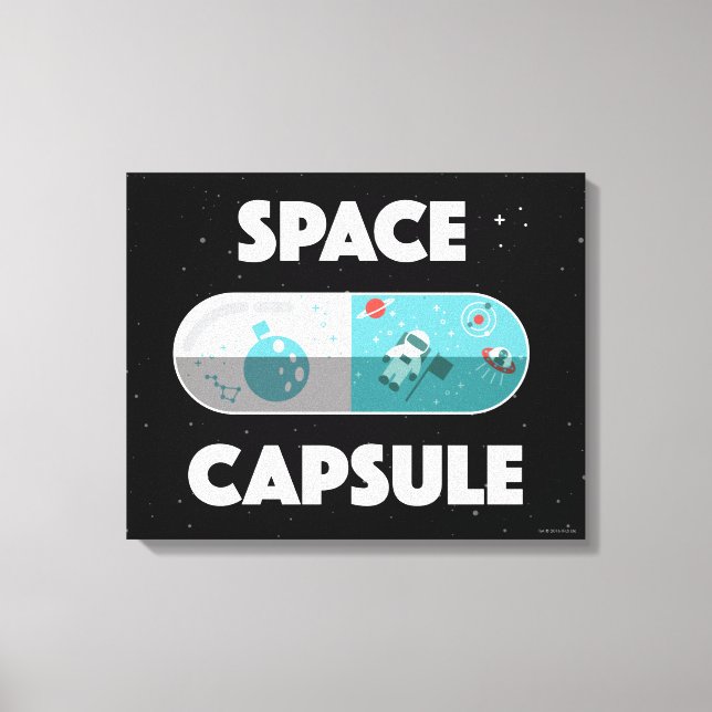 Lienzo Cápsula espacial (Anverso)
