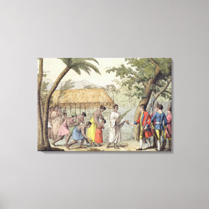 Lienzo Captain a Samuel Wallis (1728-1830) que son b